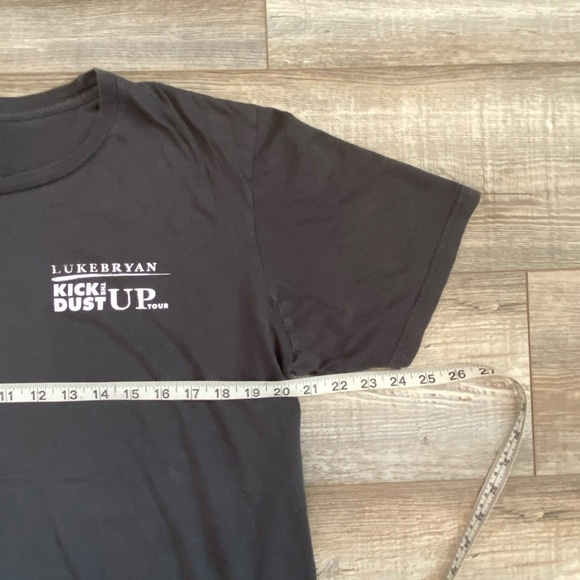 Luke Bryan Kick The Dust Up Tour Band Tee Gray Tshirt - Picture 4 of 8